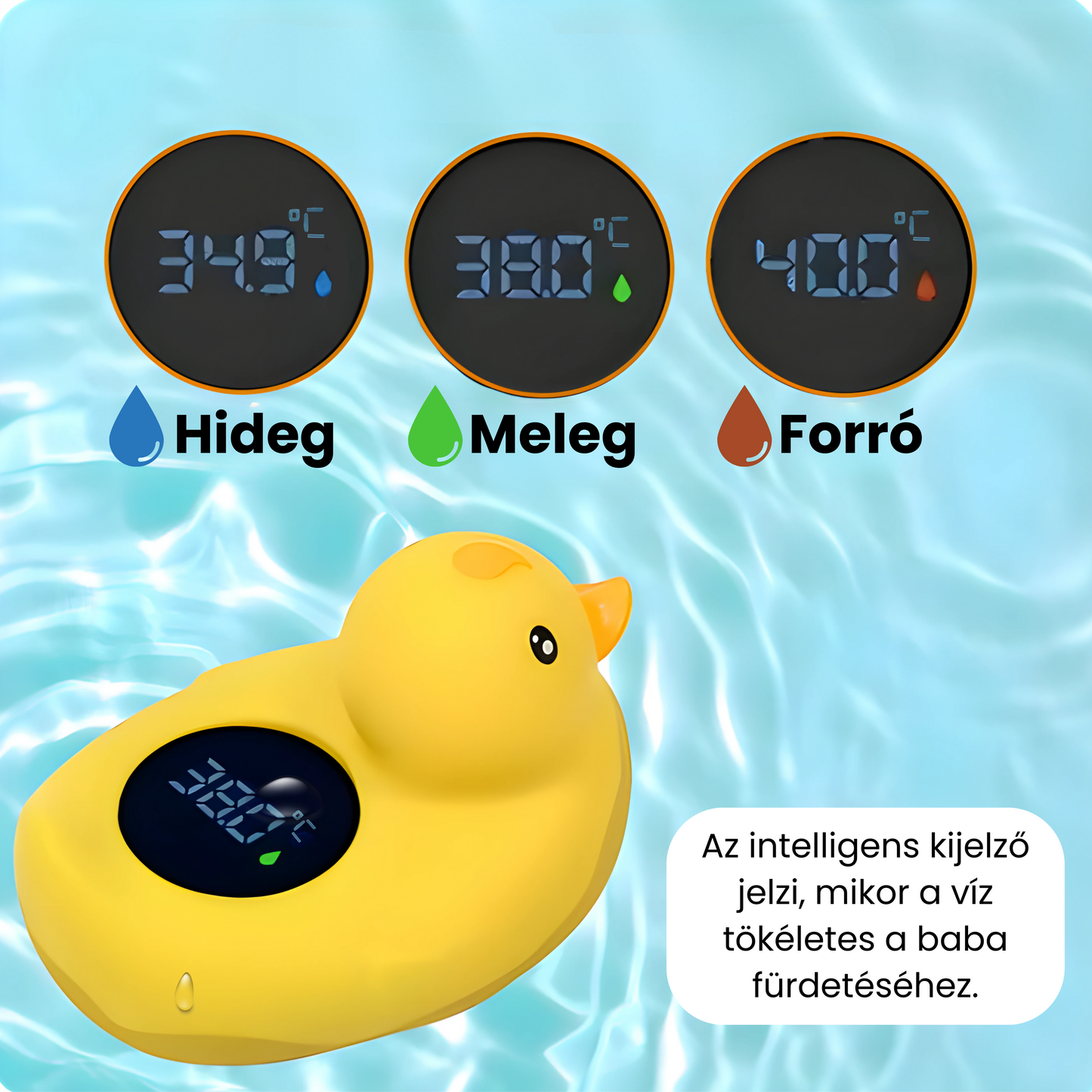 FürdőKacsa Hőmérő