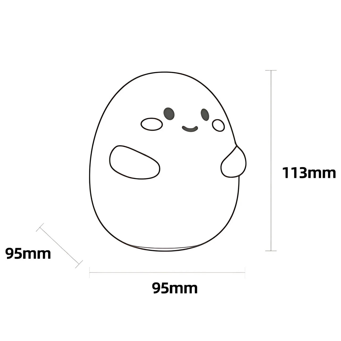 Éjjeli LED Tojáska